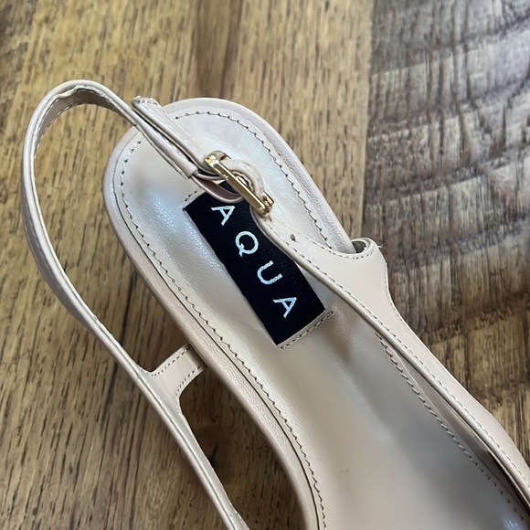 Aqua Woman’s Pink and Black Heels Size 7m - Picture 6 of 7